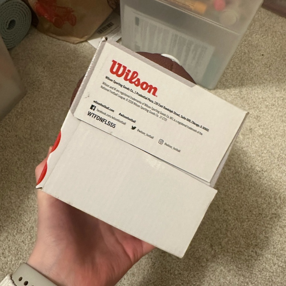 Wilson NFL Silver Series Football Official Size BRAND NEW IN THE ORIGINAL BOX! - Picture 5 of 6